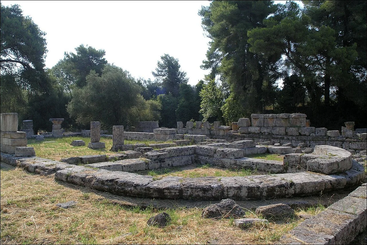 Council-house remains at Olympia