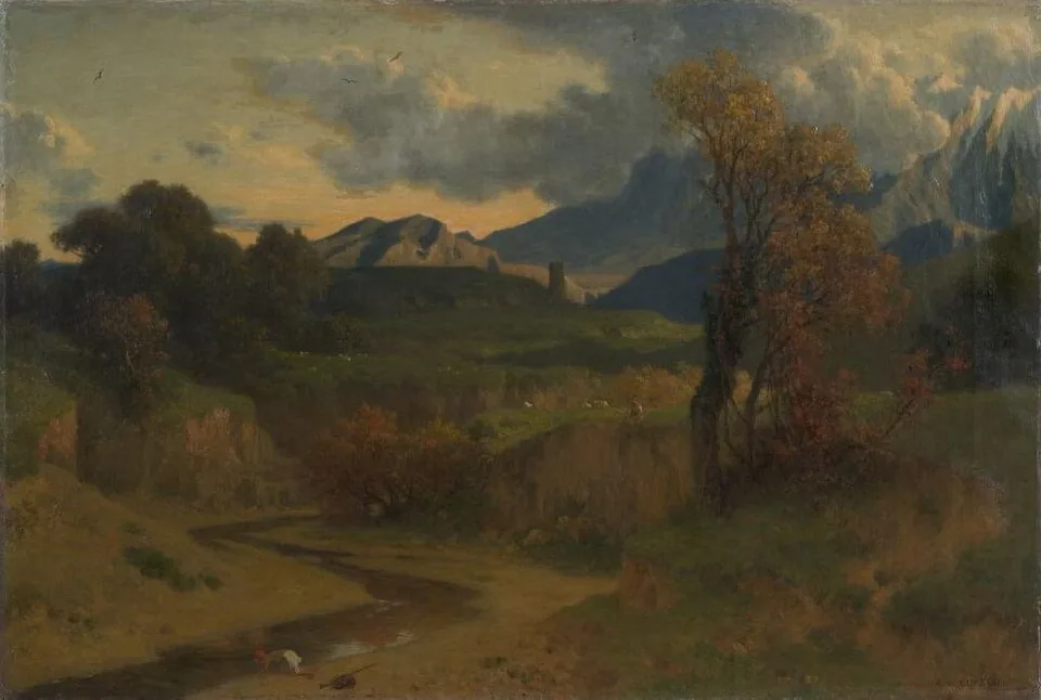 Historical view of the Spartan countryside