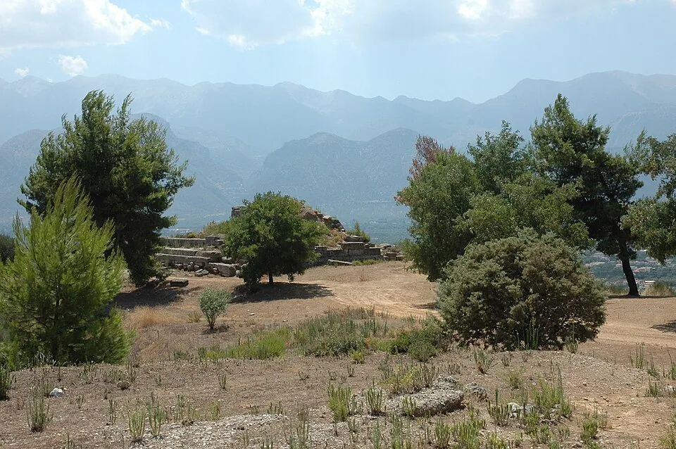 The Menelaion. Photograph of the surviving site or modern landscape.