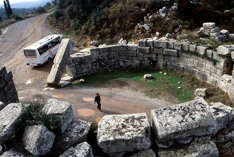 Messene’s Arcadian Gate. Photograph of the surviving site or modern landscape.