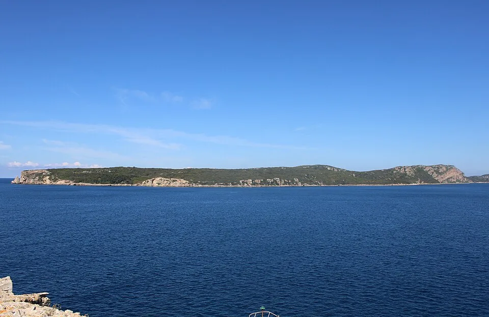 Sphacteria from Pylos. Photograph of the surviving site or modern landscape.