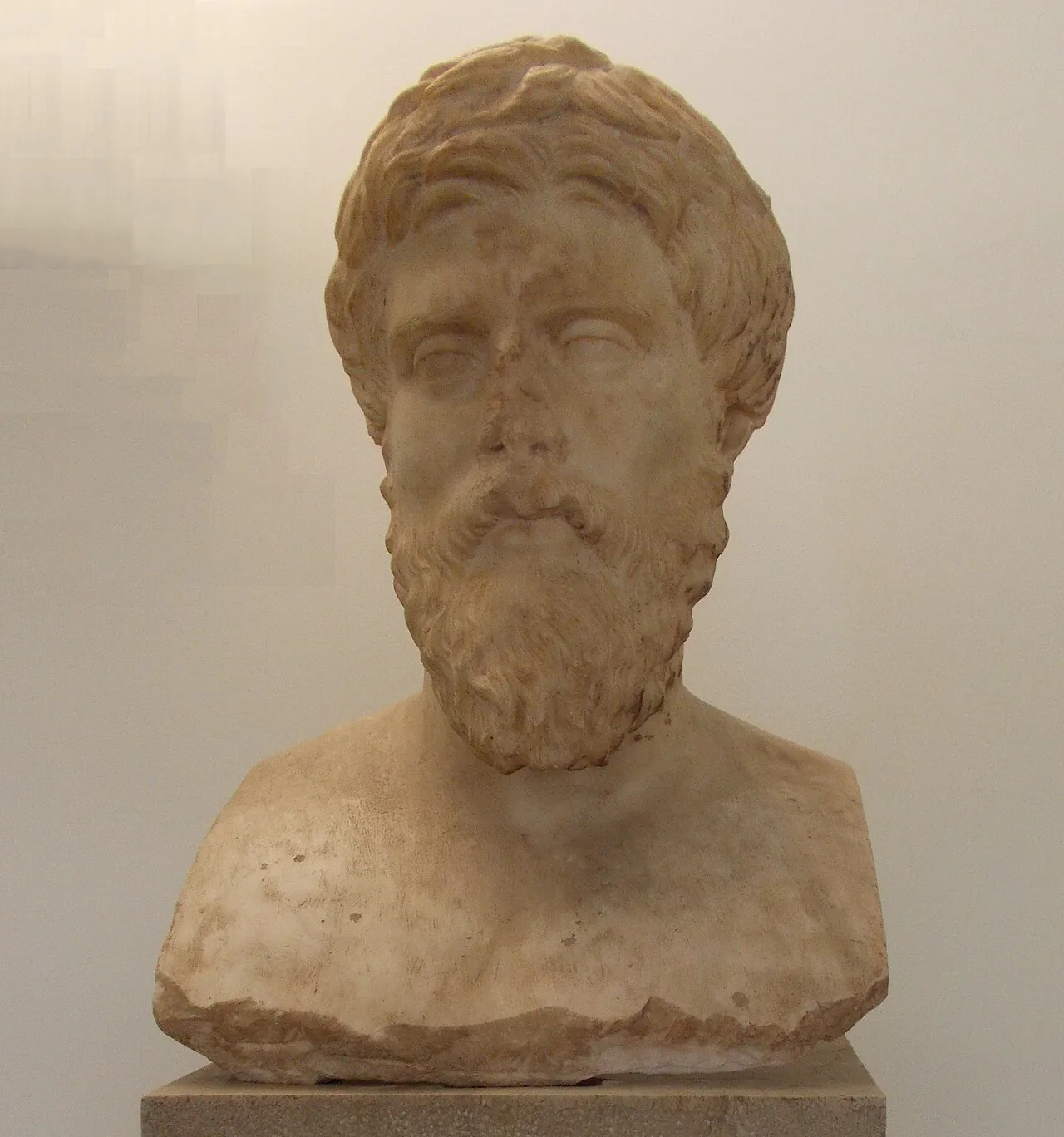 Bust at Delphi sometimes identified as Plutarch
