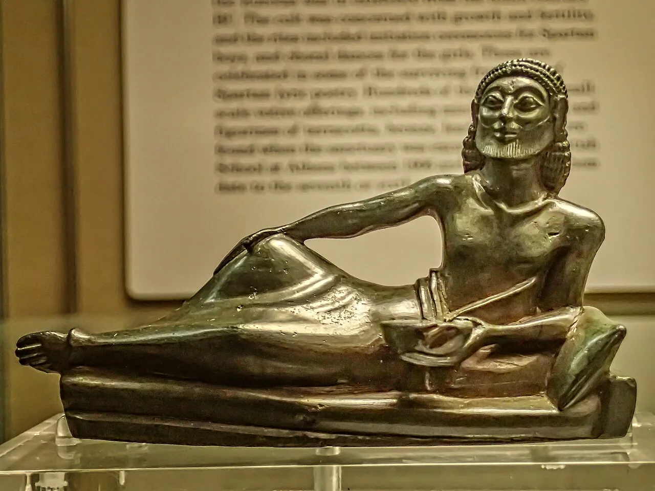 Laconian bronze banqueter